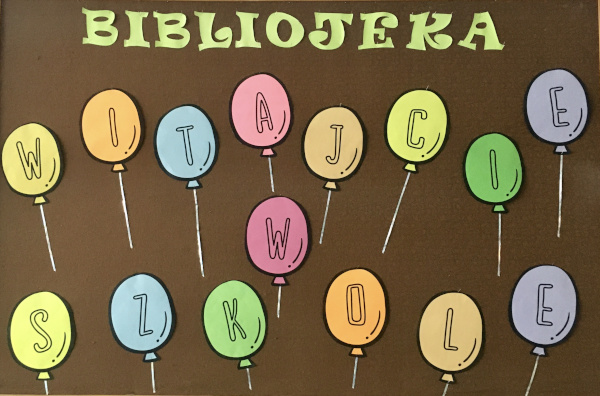 Plakat Witajcie w bibliotece