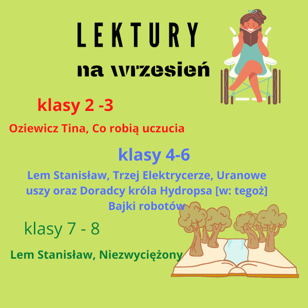 Lektury na wrzesień