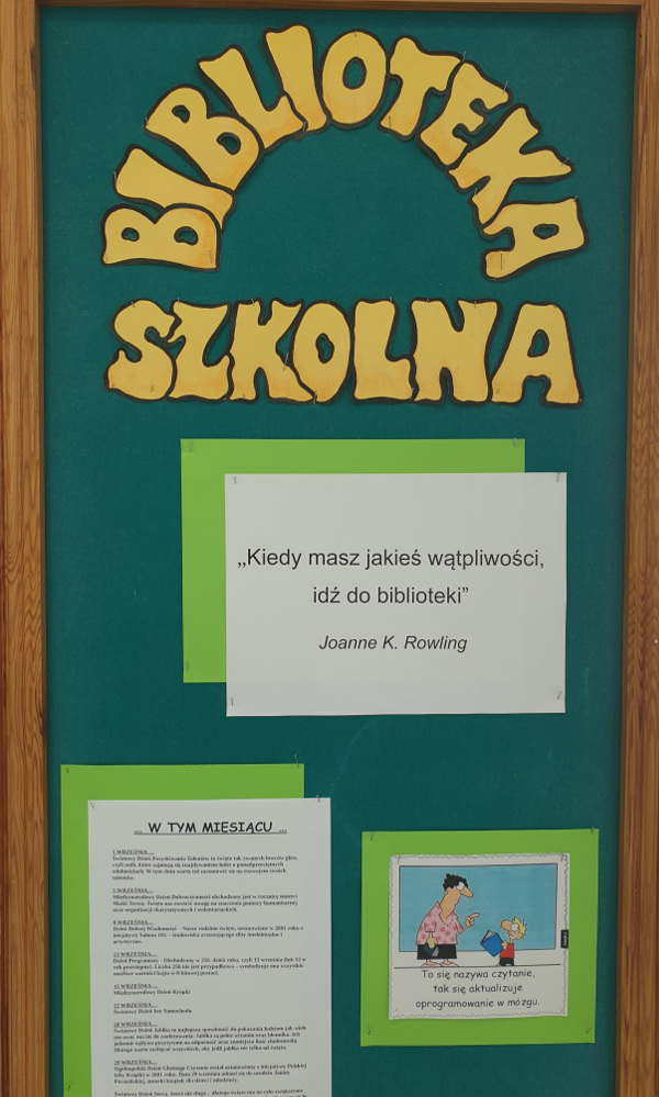 Tablica Kalendarz świąt nietypowych - wrzesień