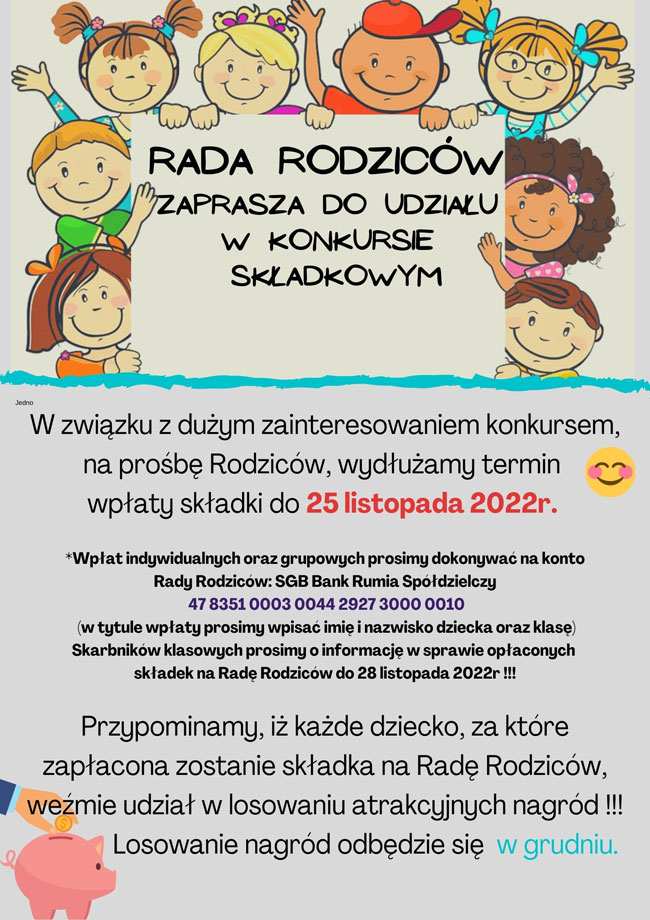Plakat - beżowe i szare tło, czarne, zielone i czerwone napisy, grafika przedstawiająca dzieci.