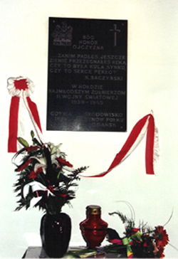 Tablica pamiątkowa w SP 31 Gdynia